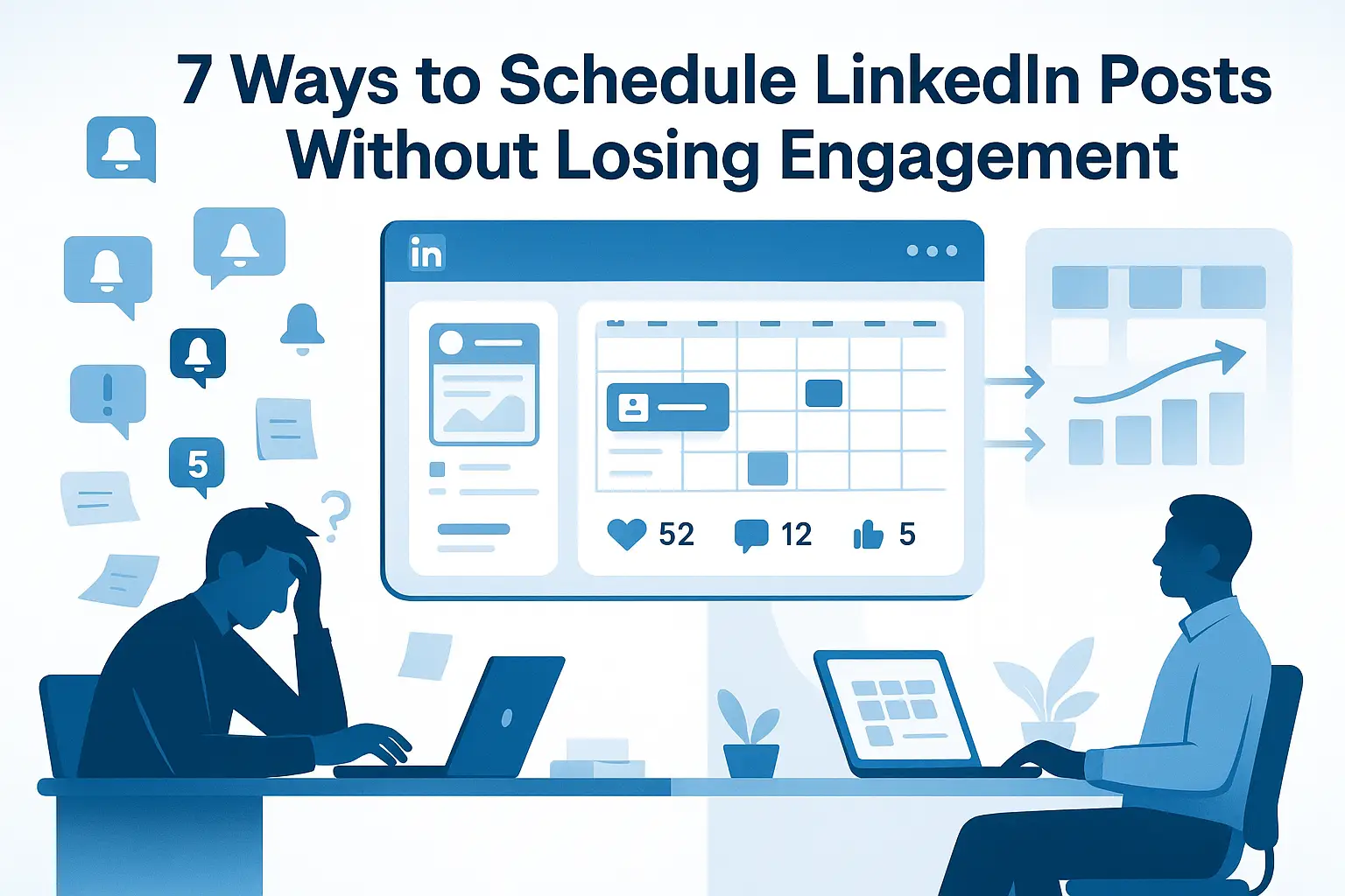 graze | linkedin Images High Quality Grahic 7 ways to Schedule LinkedIn Posts Without Losing Reach